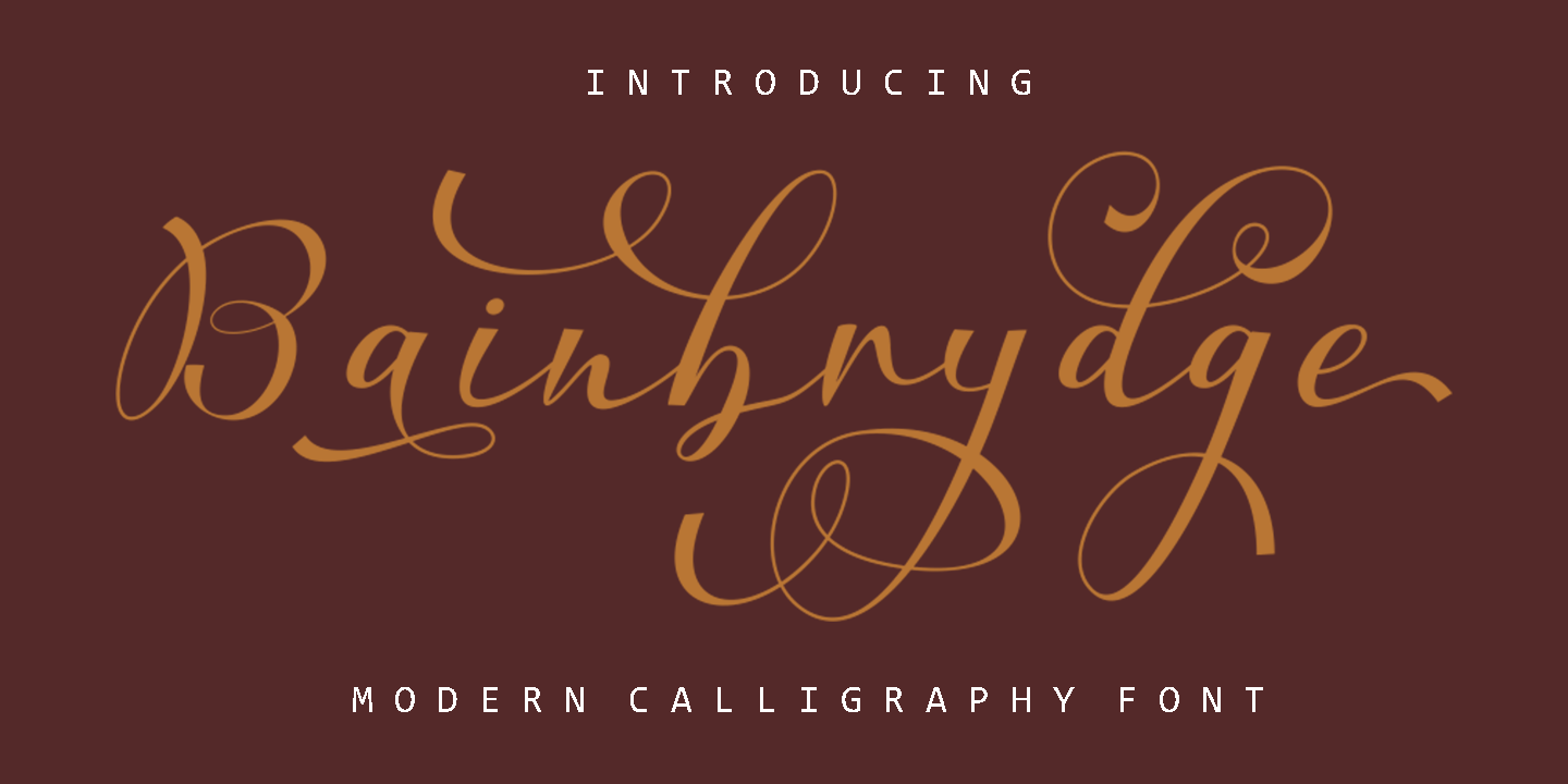 Bainbrydge Script Font